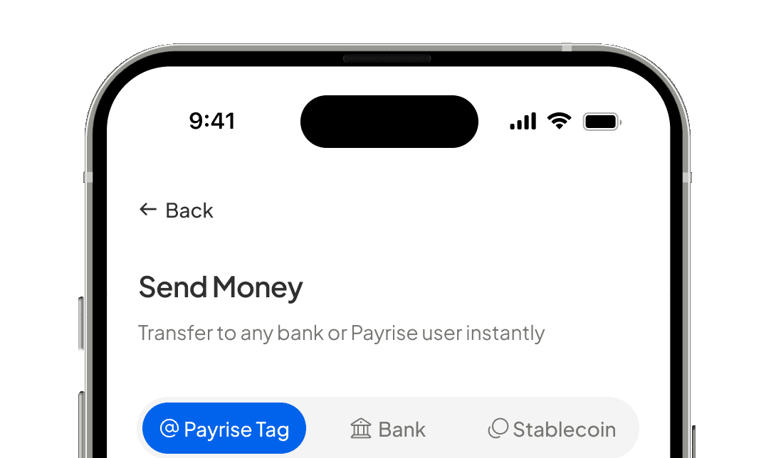 Payrise split bills screen